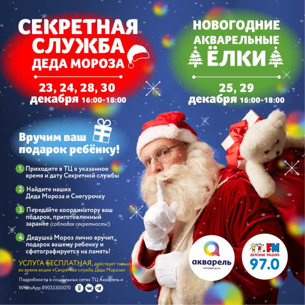 Секретная служба деда мороза 23 декабря